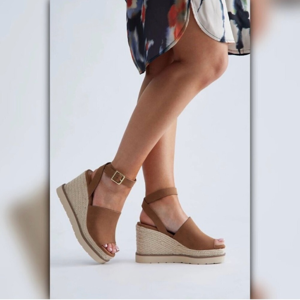 Cloudfeel Hampton Espadrille Wedge Sandal with Ankle Strap
